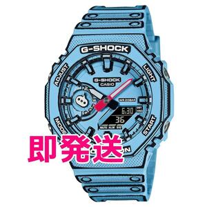 送料無料 CASIO G-SHOCK Manga Theme GA-2100MNG-2AJR ブルー カシオ ジーショック