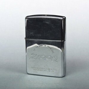 【中古】ZIPPO ジッポー オイルライター ロゴ FOR THE LIGHT OF YOUR LIFE 1996年製 火花確認済み