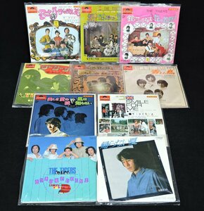 ●【中古】THE TIGERS LP レコード10枚セット ザ・タイガース シングル 再生未確認 花の首飾り/色つきの女でいてくれよ/青い鳥/他