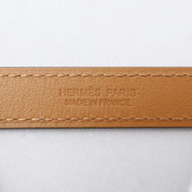 HERMES エルメス ベルト ポップH 15 70cm ヴォーエプソン レザー クレ アイボリー リバーシブル B刻印 Hバックル 未使用品 ◆Nランク_画像5