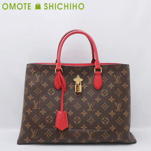 Louis Vuitton ルイヴィトン フラワートート 2WAY トートバッグ ハンドバッグ モノグラム コクリコ M43553 レディース◆中古Aランク