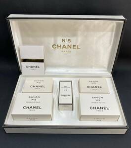 S4E354◆新古品◆ シャネル CHANEL No5 サヴォン バス用 石けん 150g×2 石けん 75g×2 オードゥトワレット 香水 19ml セット