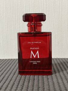 N4E189◆新品同様◆ メゾンM ヴィンテージレッド オードパルファム EDP 香水 50ml