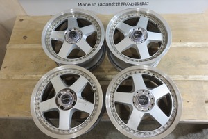 IMPUL　前後サイズ違い　アルミホイール　16x7/8J　4H　100PCD　4本セット　中古　／　24050902