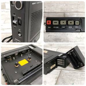 昭和レトロ SONY カセットコーダー ポータブルテープレコーダー TC-1000B ソニー ビンテージ 当時物の画像10