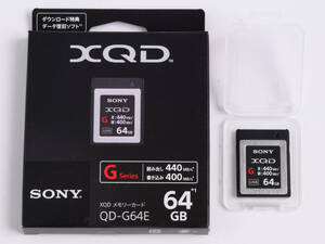 中古 Sony ソニー XQD メモリーカード QD-G64E/J Gシリーズ 64GB 8B5