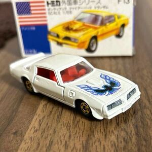  Tomica зарубежный машина серии Pontiac Firebird Trans Am синий коробка сделано в Японии 