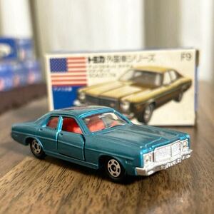  Tomica foreign car series Dodge koro net custom standard blue box made in Japan 