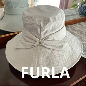 ★新品★ 百貨店購入　FURLA フルラ　つば広　ハット　帽子　　