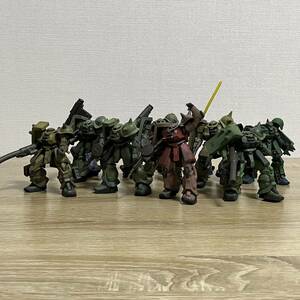 【貴重】FW ザクⅡ他 ジオン軍MS11体セット 機動戦士ガンダム アルティメットオペレーション 食玩フィギュア