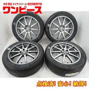 未使用タイヤ ホイールセット 225/50R18 99W 18x7.5J +55 5穴 PCD114.3 ブリヂストン 夏 a14383