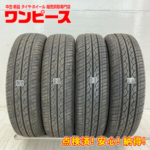 中古タイヤ 4本セット 145/65R15 72T ハイフライ HF201 夏 サマー 145/65/15 アイ/アイ ミーヴ b6438