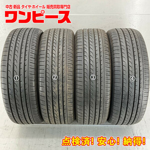 中古Tires 4本set 205/60R16 92H Yokohama BLUEARTH RV-02 夏 サマー 205/60/16 Noah/Stepwgn b6851