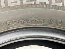 中古タイヤ 4本セット 195/65R15 91S セイバーリング SL101 夏 サマー 195/65/15 ウィッシュ b6579_画像8