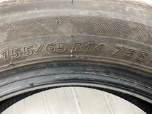 中古タイヤ 4本セット 155/65R14 75S ブリヂストン NEXTRY 夏 サマー 155/65/14 ワゴンR/ワゴンR スティングレイ b6592_画像8