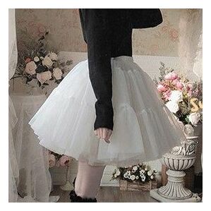 パニエ 白 発表会 衣装 スカート フォーマル イベント 結婚式 ドレス ブライダル コスプレ フリル インナー ホワイト 上品 可愛い フリル
