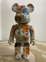 BE@RBRICK 400％ Warhol X Basquiat 4 ベアブリック 中古 GN 1_画像2