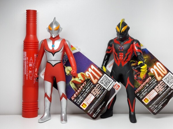 ★ソフビ ウルトラヒーロー 210 ニセウルトラマンベリアル 211ニセウルトラマン 新品タグ付き★