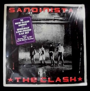 ●US-Epicオリジナル2LP,””w/Shrink,HypeSticker,Poster,EX+:EX+ Copy!!”” The Clash / Sandinista!