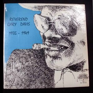 ●US-Yazooオリジナルw/Shrink,Black×Gold Labels!! Reverend Gary Davis / 1935-1949