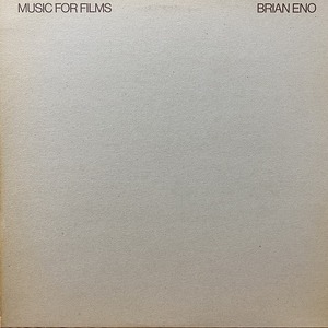 BRIAN ENO / MUSIC FOR FILMS (UK-ORIGINAL)