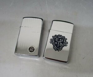 [ZEROnet]◎ZIPPO ジッポーオイルライター ヴィンテージ 1963年製？ 1972年製？ スリムライター 2点セット◎M65-38