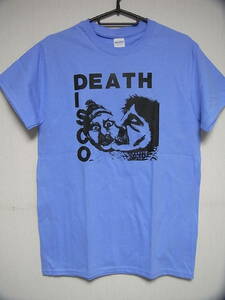 PUBLIC IMAGE LTD.★即決★新品バンドＴシャツ★PIL★DEATH DISCO★ライトブルーボディ×ブラックプリント★S/M/Lサイズ対応可能