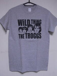 即決★新品バンドＴシャツ★トロッグス★THE TROGGS★WILD THING★グレーボディ×ブラックプリント★S/M/Lサイズ対応可能★60'Sビート関連