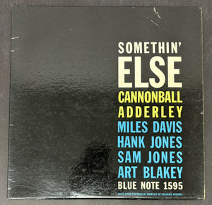 【貴重】BLUE NOTE BLP 1595 MONO 両面RVG CANNONBALL ADDERLEY MILES DAVIS SOMETHIN' ELSE NYC LABEL キャノンボール