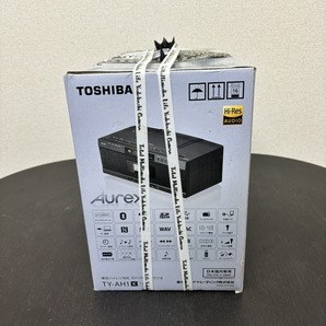 【1円スタート】CDラジオ 東芝 ハイレゾ対応 Bluetooth SD USB TY-AH1 (K) ブラック ＜完全未開封・未使用＞の画像3