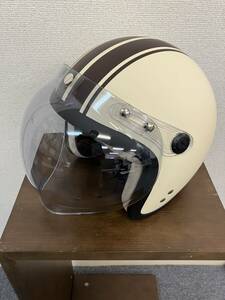 ヘルメット スモールジョンジェット ISHINO_SHOKAI 石野商会 MAX-308 アイボリー SG規格 PSC規格 Mサイズ