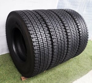 ★245/80R17.5 133/131J ダンロップ SP001 2020年製・残溝最大10.5mm☆状態良好☆【引き取り大歓迎】激安4本セット価格_A377