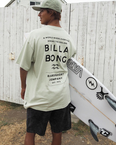 * free shipping *2024 spring summer new goods [BILLABONG/ Billabong ]DECAF T-shirt SAG men's XL BE011-213