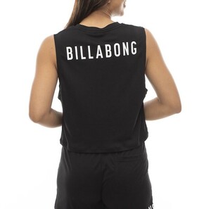 ★送料無料★2024春夏 新品【BILLABONG/ビラボン】ACTIVE MESH CROPPED TANK 水陸両用トレーニングUVタンク BLK レディースM BE013-897