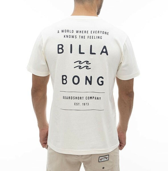 ★送料無料★2024春夏 新品【BILLABONG/ビラボン】DECAF Ｔシャツ CRM メンズM BE01A-203