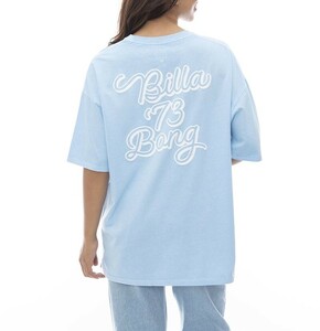 * free shipping *2024 spring summer new goods [BILLABONG/ Billabong ]SCRIPT LOGO LOOSE TEE T-shirt BGS0 lady's L BE013-212