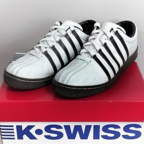 K-SWISS CLASSIC ケースイス クラシック ホワイト/ブラウン/ガム メンズ スニーカー 28.0cm
