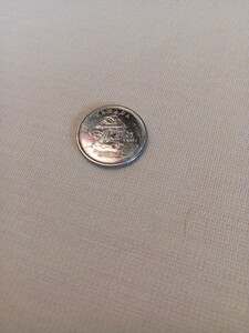 カナダ記念硬貨 25セント 記念コイン 2004年 帆船 エリザベス2世