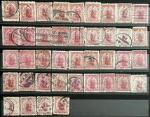 ニュージーランド切手　ジーランディア女性像　136枚　1901-1909年　状態様々_画像5