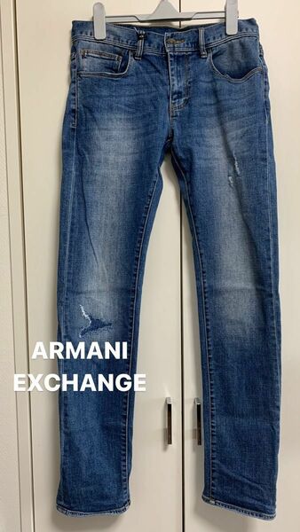 アルマーニエクスチェンジ　メンズ　パンツ　29 メンズパンツ　メンズファッション　ARMANIEXCHANGE ユーズド加工