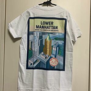 SHIPS シップス　メンズ　半袖Tシャツ　カットソー　ＮＹＣ　Ｓサイズ　【マンハッタン】Tシャツ　バックプリント　USA製