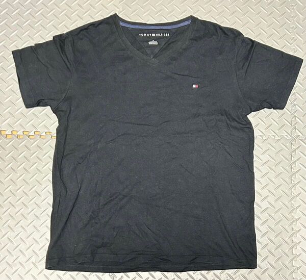 トミーフィルガー 半袖 Tシャツ ブラック メンズM