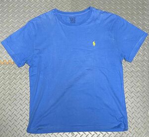 POLO ポロ　ラルフローレン　ロゴ Tシャツ　水色　ライトブルー　M 半袖