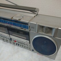 ☆レトロラジカセ☆ SHARPラジオ付き ステレオテープ レコーダー GF-490 ジャンク品_画像3