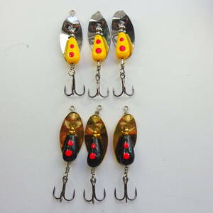 [momo lure ] in lai spinner 4.5g really most fishing .. color only 6 piece set Smith AR-S Panther Martin Brett n etc. liking .