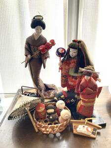 日本人形 芸者 創作こけし 忍者 昭和レトロ 大量 郷土玩具 伝統 お土産 観光 民芸品 伝統工芸品 置物 まとめて 着物