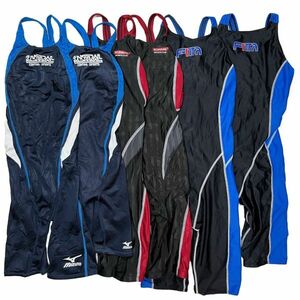 9[6 pieces set ] swimming Club exclusive use marking woman .. swimsuit (140 degree ~M)* open back * Mizuno peace confidence * central sport KONAMI etc. 