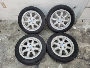 超希少　ミニライト　ダイハツ　ホイール　アルミ　MINILITE　激レア　165/55R14　14インチ　ミラジーノ　コペン ココア ミラ　エッセ