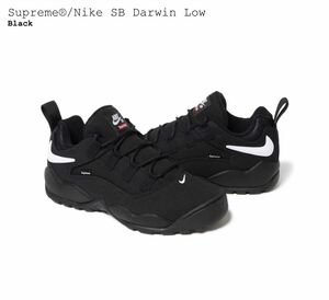27cm☆ Supreme × Nike SB Darwin Low シュプリーム ナイキ Black