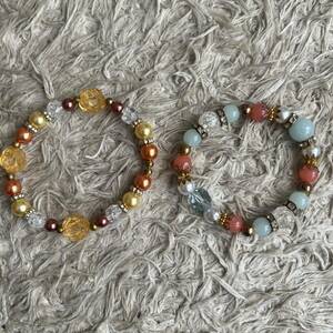  Kids beads bracele 2 piece 